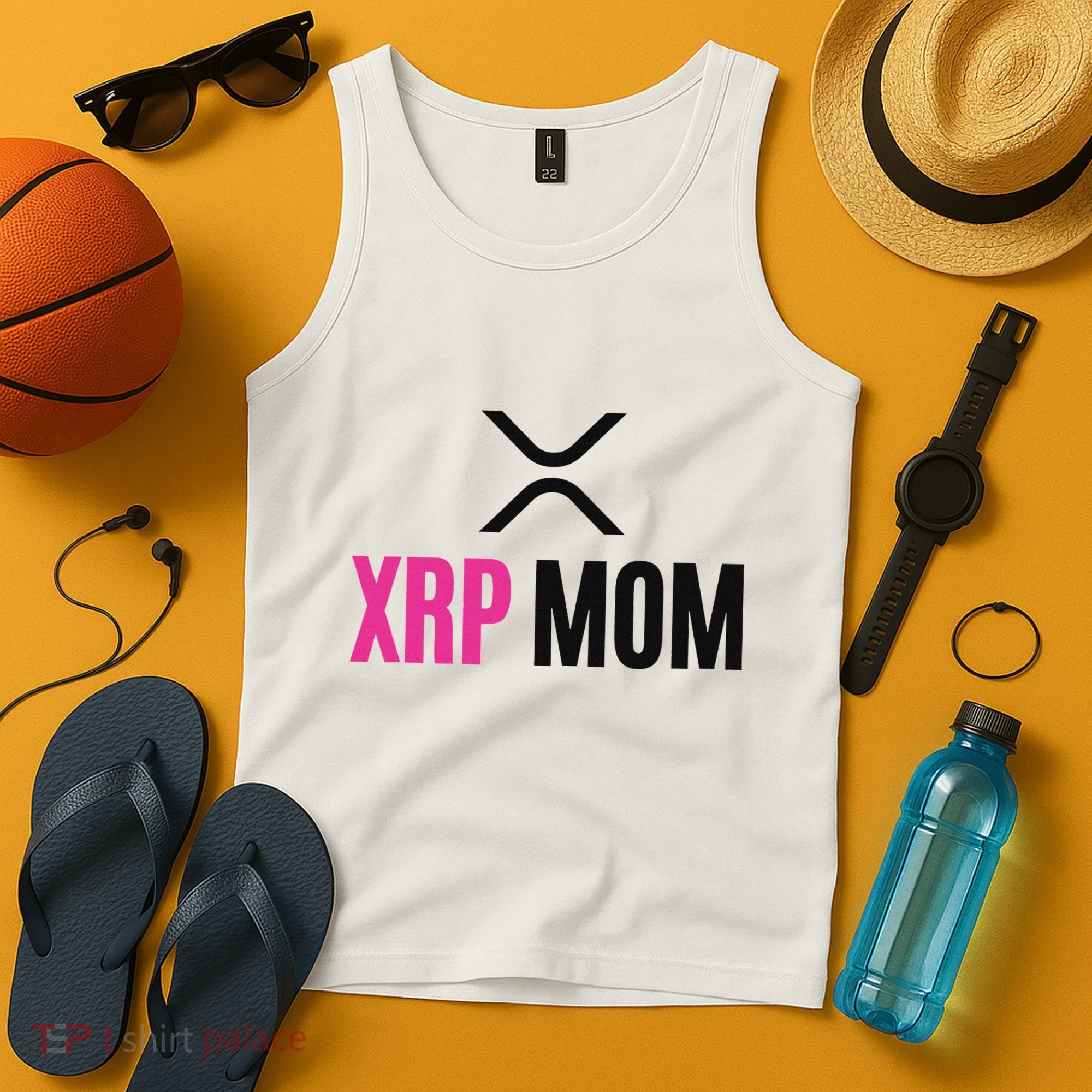 Xrp Crypto Mom Matching Couple Tank Top