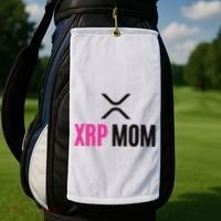 Xrp Crypto Mom Matching Couple Golf Towel thumb 2