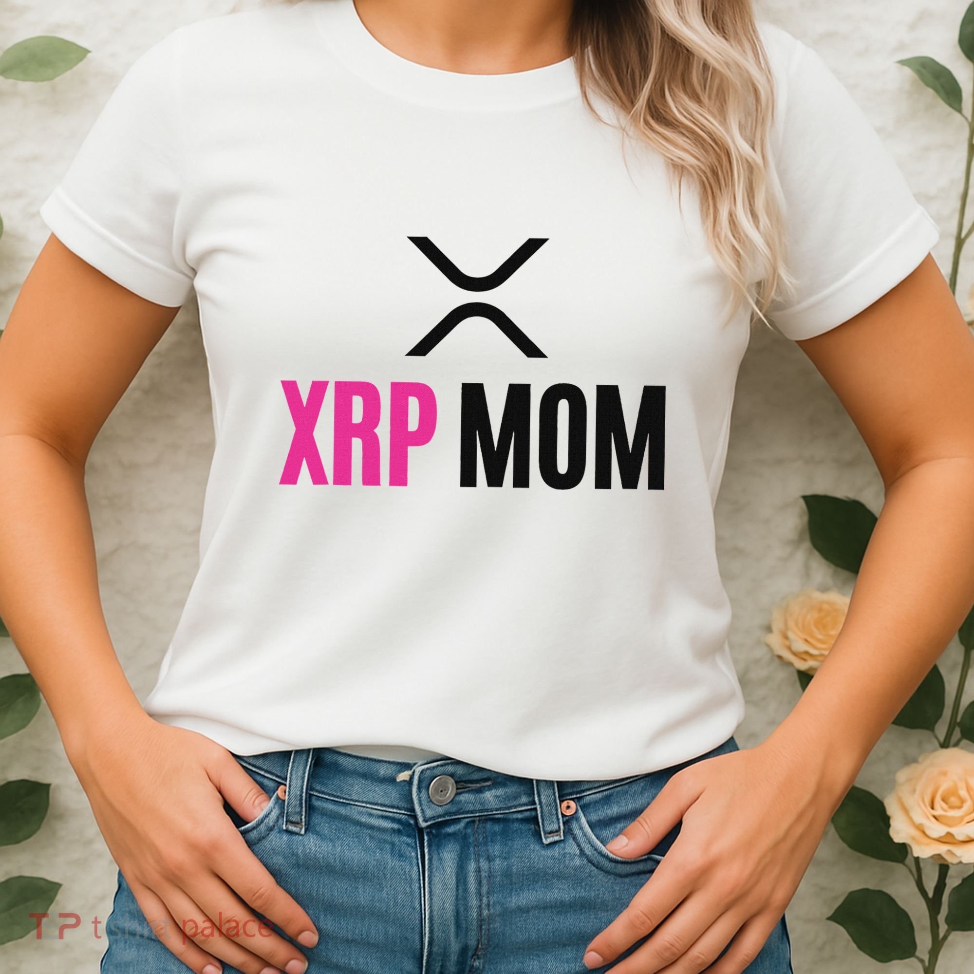 Xrp Crypto Mom Matching Couple Women's T-Shirt