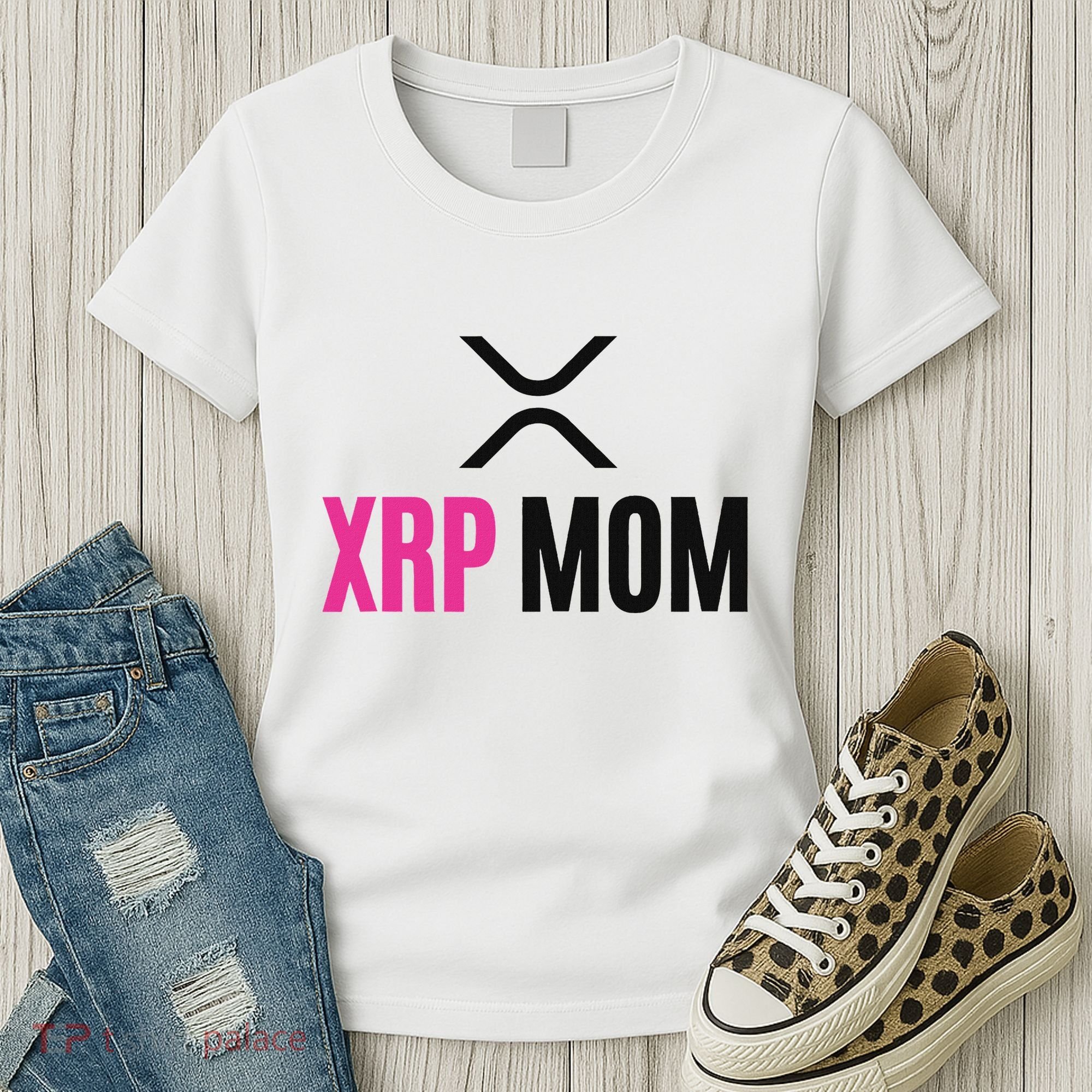 Xrp Crypto Mom Matching Couple Women's T-Shirt