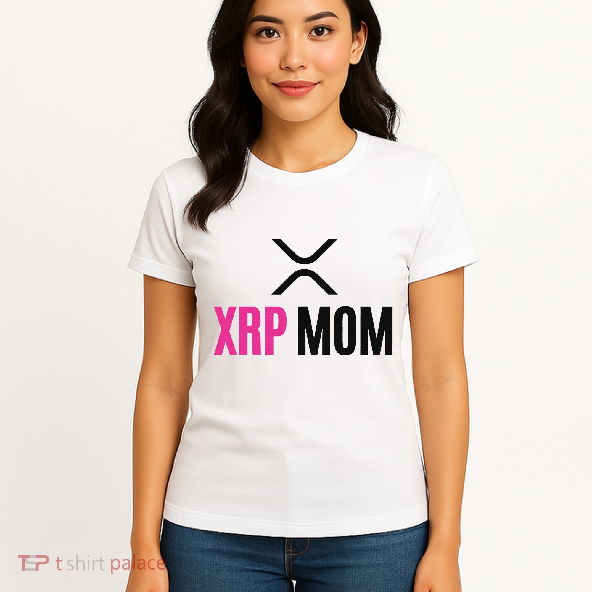 Xrp Crypto Mom Matching Couple Women's T-Shirt