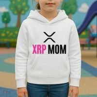 Xrp Crypto Mom Matching Couple Kids Hoodie thumb 3