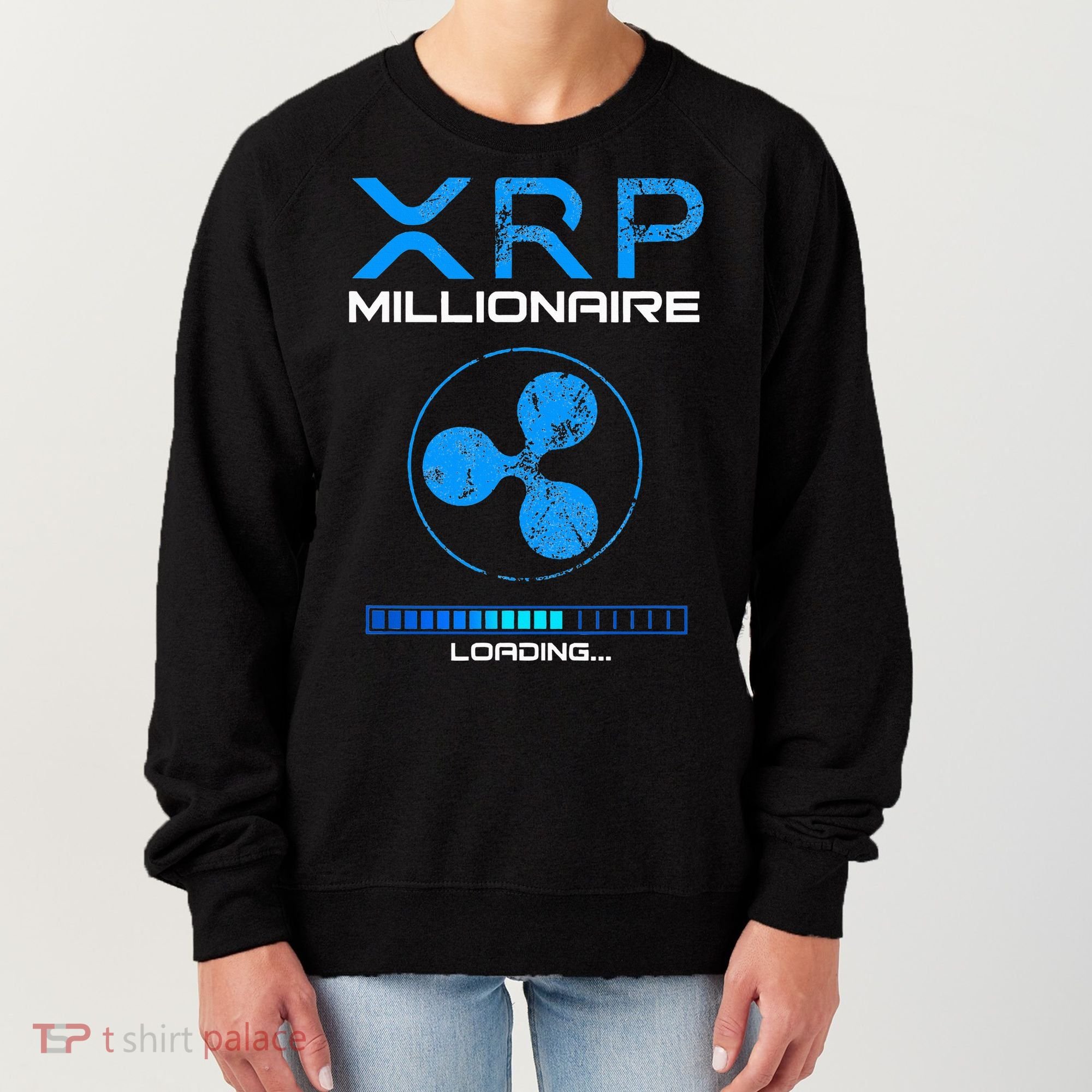 Xrp Crypto Millionaire Hodl Loading Ripple Token Women's Sweatshirt