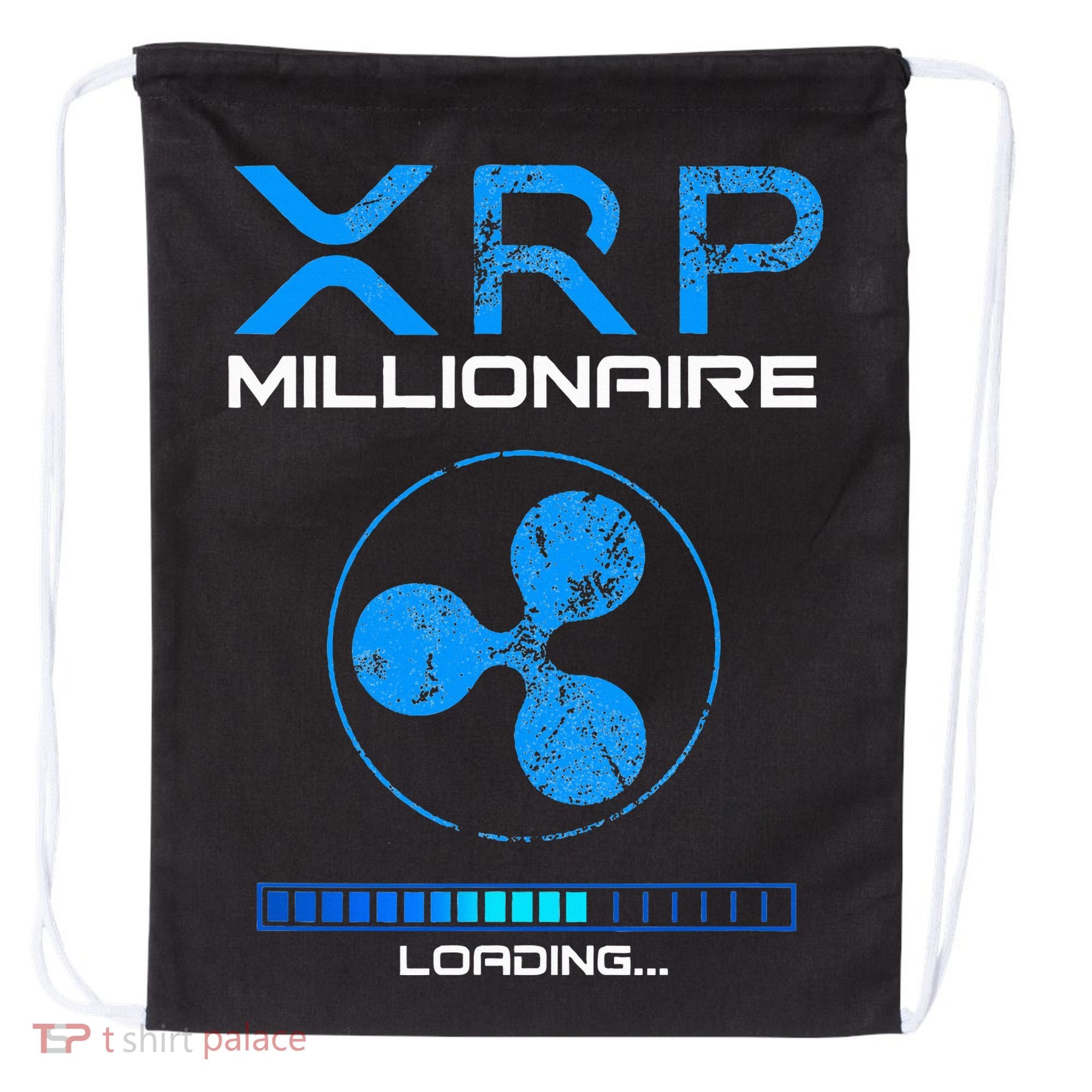 Xrp Crypto Millionaire Hodl Loading Ripple Token Drawstring Bag