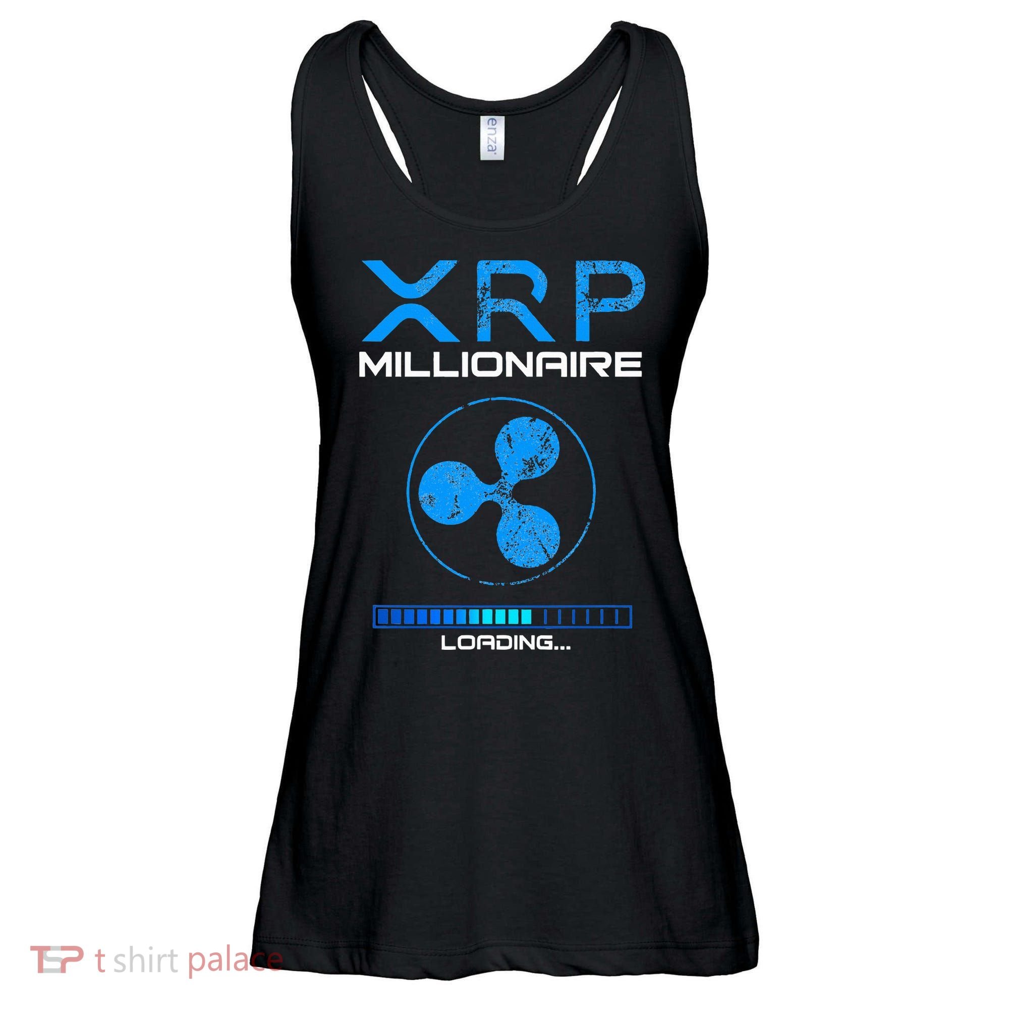 Xrp Crypto Millionaire Hodl Loading Ripple Token Ladies Essential Flowy Tank