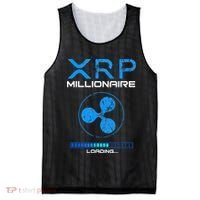 Xrp Crypto Millionaire Hodl Loading Ripple Token Mesh Reversible Basketball Jersey Tank thumb 0