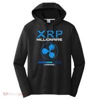 Xrp Crypto Millionaire Hodl Loading Ripple Token Performance Fleece Hoodie thumb 0