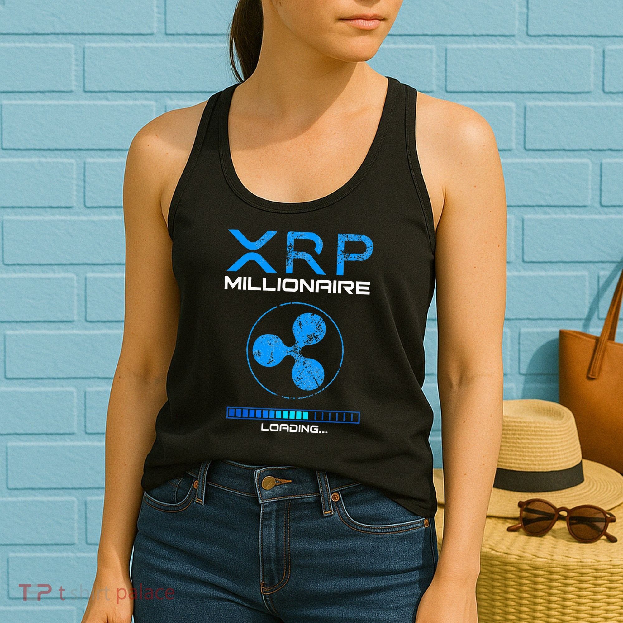 Xrp Crypto Millionaire Hodl Loading Ripple Token Women's Tank Top