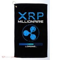 Xrp Crypto Millionaire Hodl Loading Ripple Token Golf Towel thumb 0