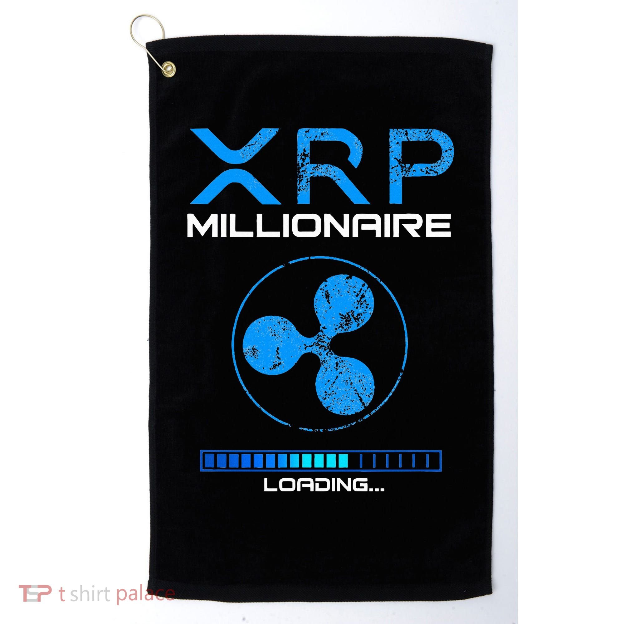 Xrp Crypto Millionaire Hodl Loading Ripple Token Golf Towel