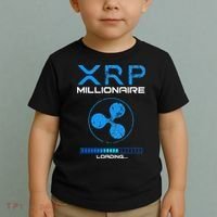 Xrp Crypto Millionaire Hodl Loading Ripple Token Toddler T-Shirt thumb 2