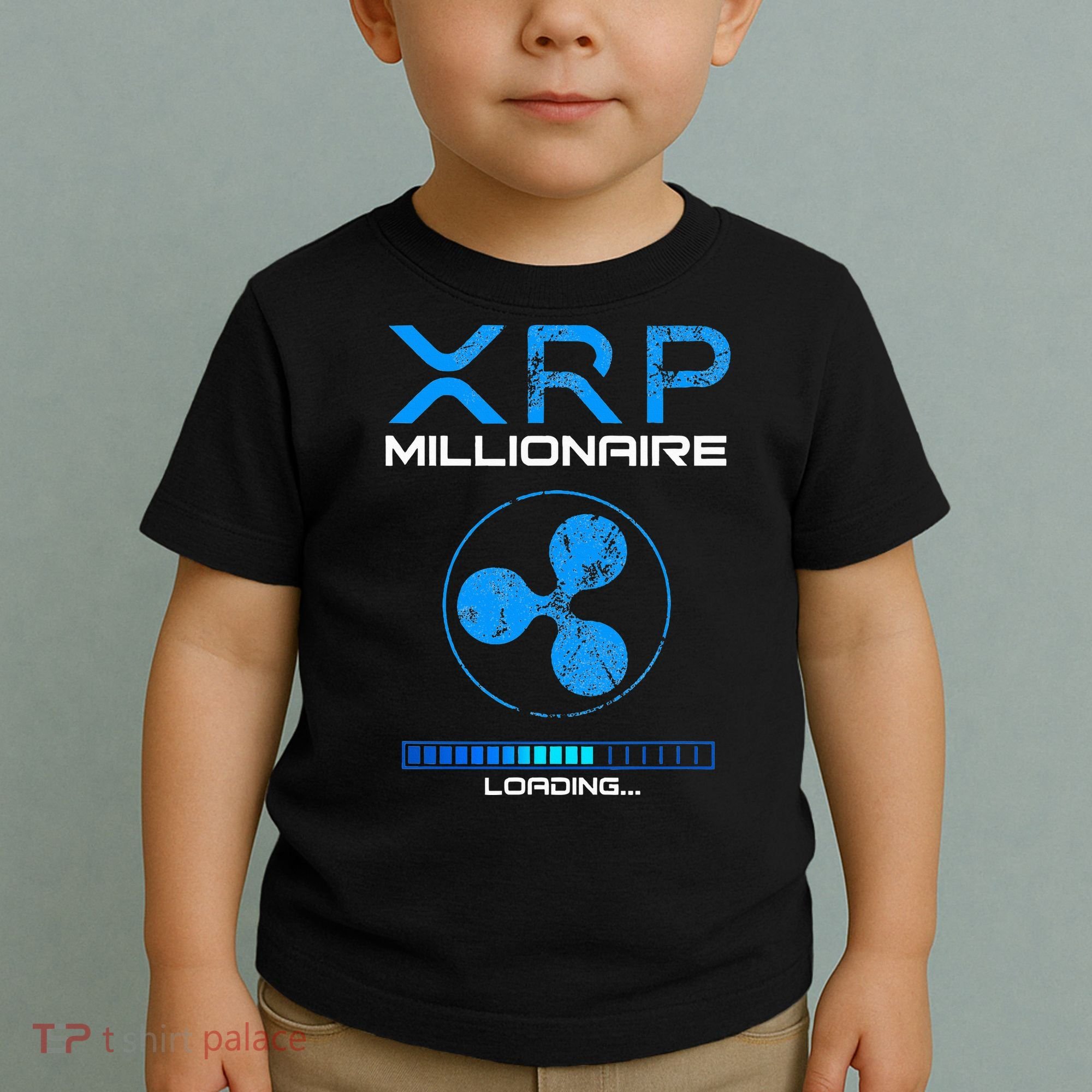 Xrp Crypto Millionaire Hodl Loading Ripple Token Toddler T-Shirt