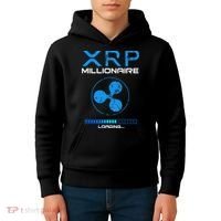 Xrp Crypto Millionaire Hodl Loading Ripple Token Kids Hoodie thumb 4