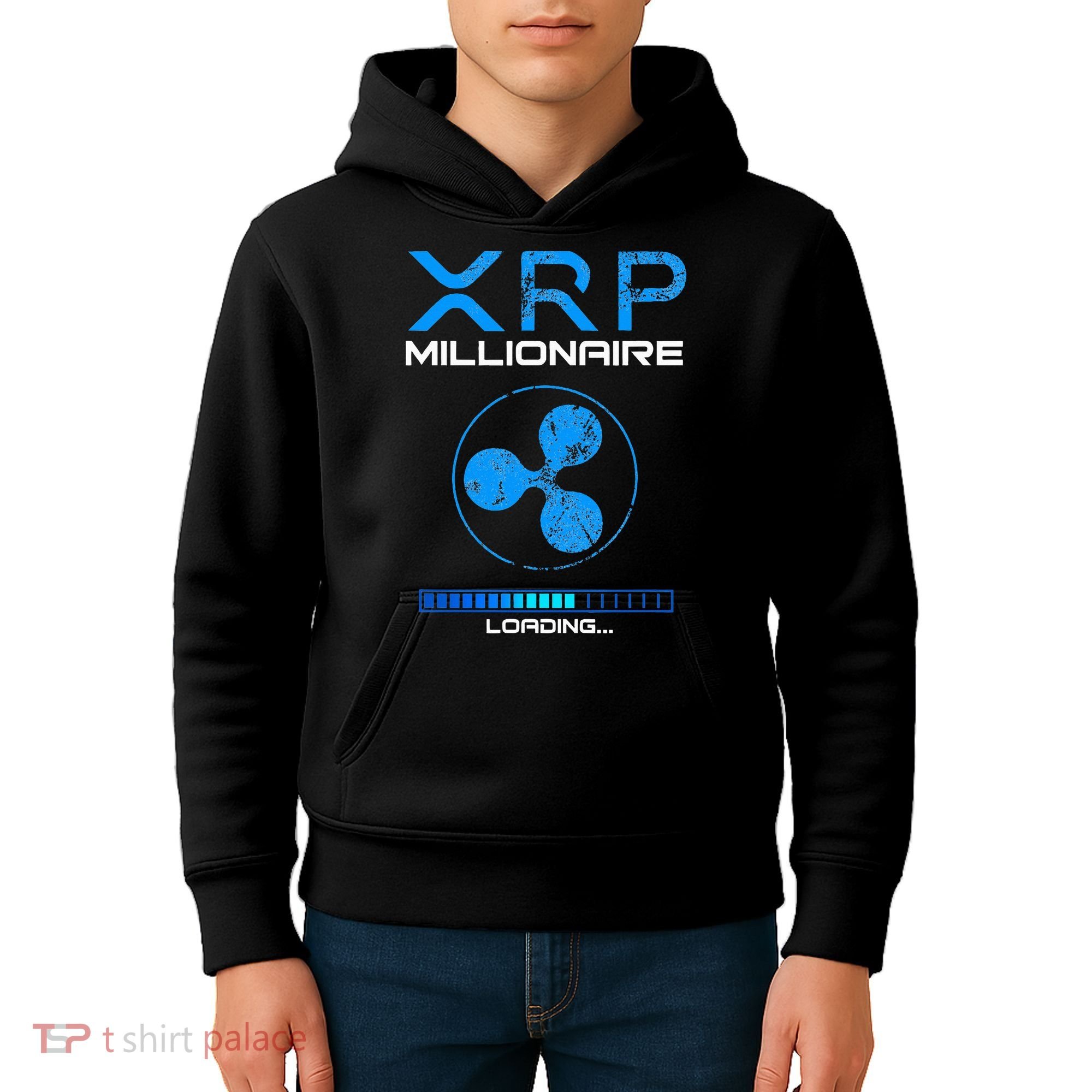 Xrp Crypto Millionaire Hodl Loading Ripple Token Kids Hoodie