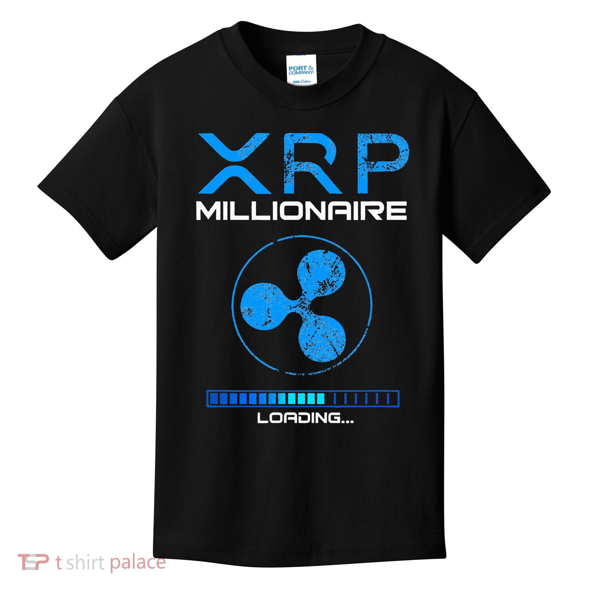 Xrp Crypto Millionaire Hodl Loading Ripple Token Kids T-Shirt