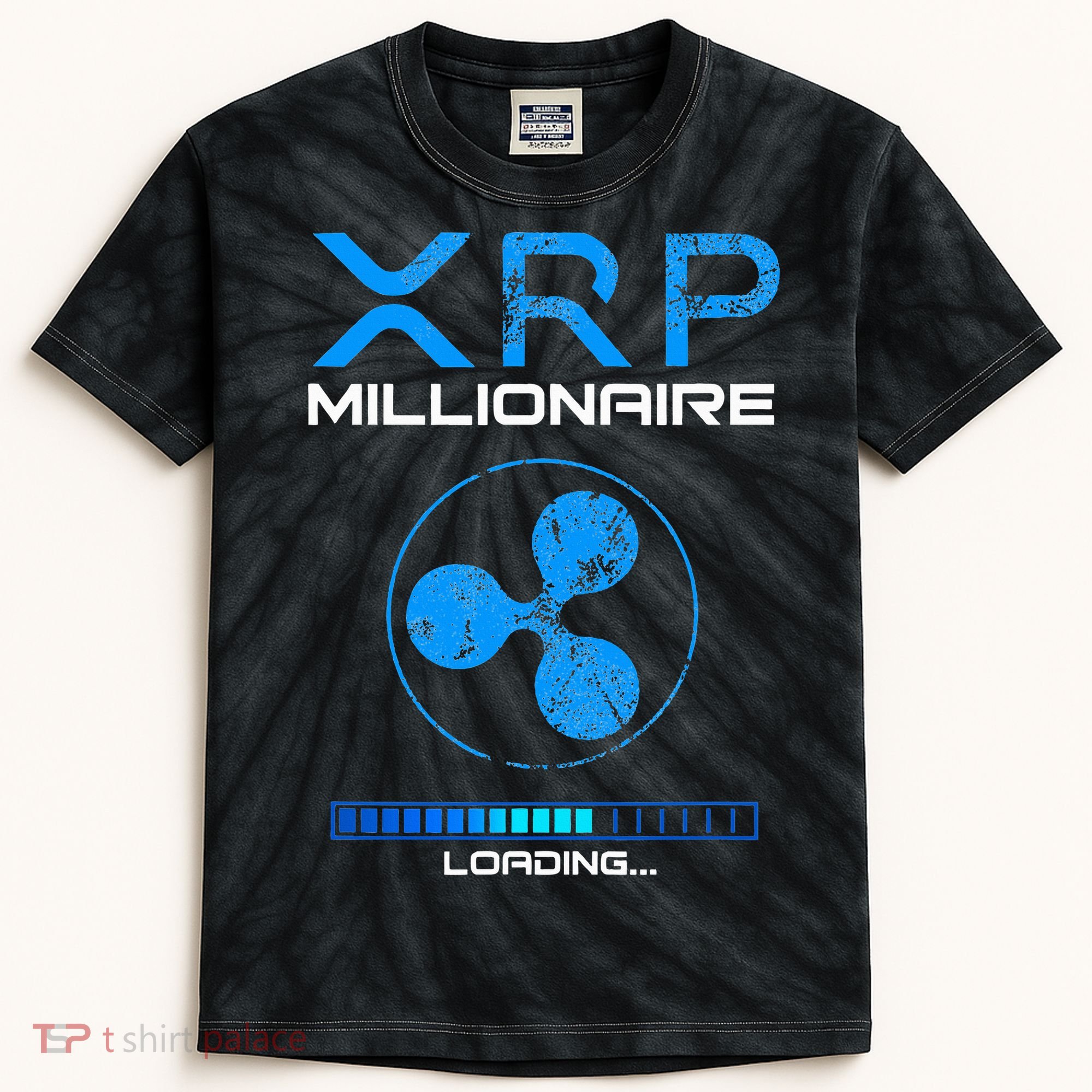 Xrp Crypto Millionaire Hodl Loading Ripple Token Kids Tie-Dye T-Shirt