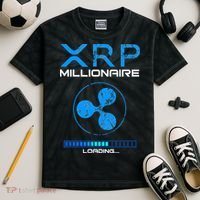 Xrp Crypto Millionaire Hodl Loading Ripple Token Kids Tie-Dye T-Shirt thumb 2