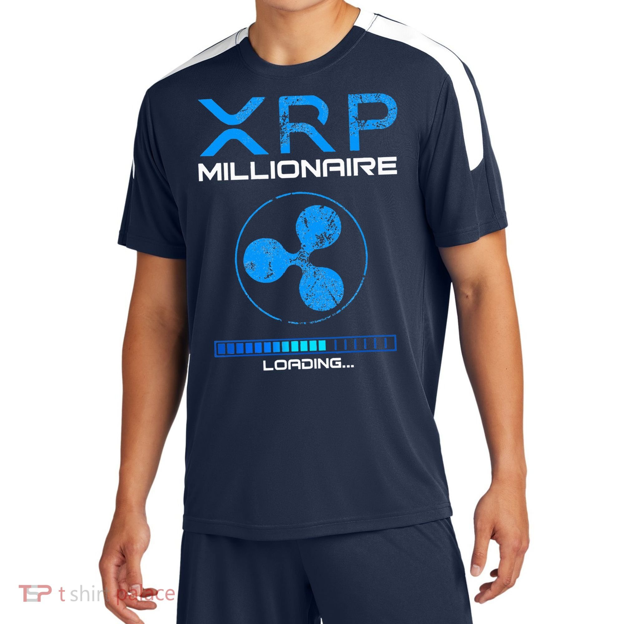 Xrp Crypto Millionaire Hodl Loading Ripple Token Sport-Tek Competitor United Soccer Jersey