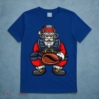 Xmas Catcher Santa Claus Christmas Baseball Gift T-Shirt thumb 5