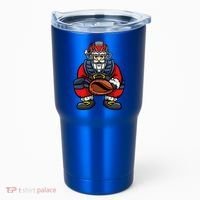 Xmas Catcher Santa Claus Christmas Baseball Gift Tumbler thumb 0