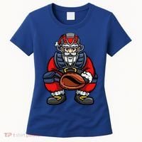 Xmas Catcher Santa Claus Christmas Baseball Gift Women's T-Shirt thumb 0