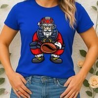 Xmas Catcher Santa Claus Christmas Baseball Gift Women's T-Shirt thumb 2