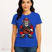 Xmas Catcher Santa Claus Christmas Baseball Gift Women's T-Shirt thumb 4