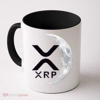 XRP Cryptocurrency To The Moon Coffee Mug thumb 0
