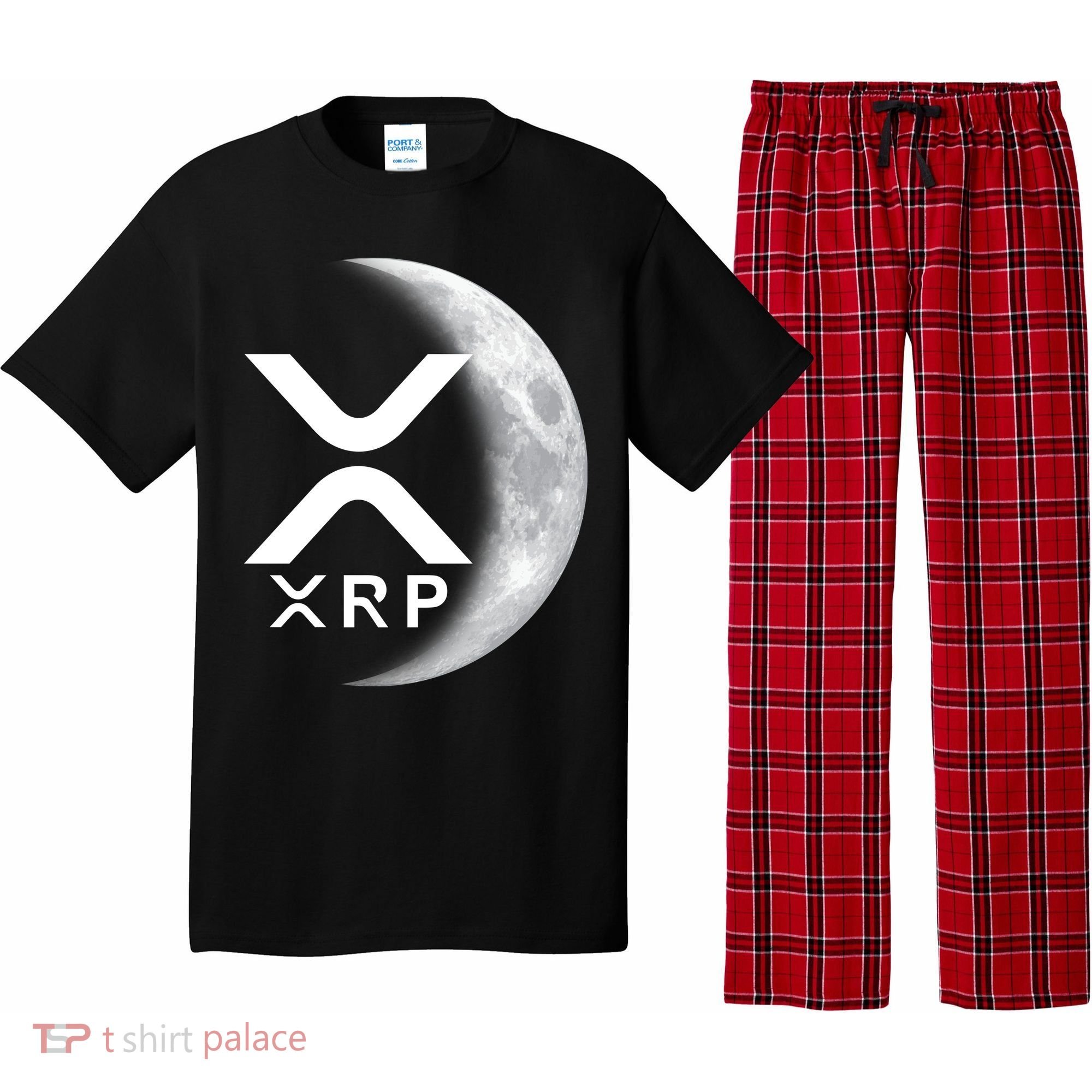 XRP Cryptocurrency To The Moon Pajama Set