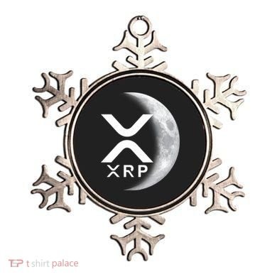 XRP Cryptocurrency To The Moon Ornament