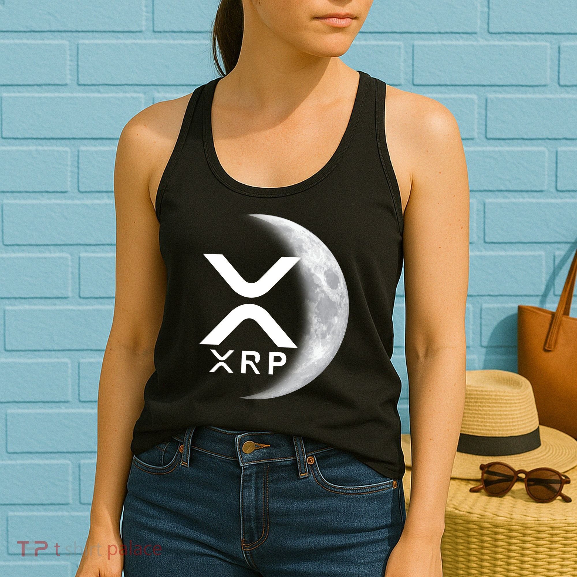 XRP Cryptocurrency To The Moon Women's Tank Top