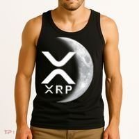 XRP Cryptocurrency To The Moon Tank Top thumb 3
