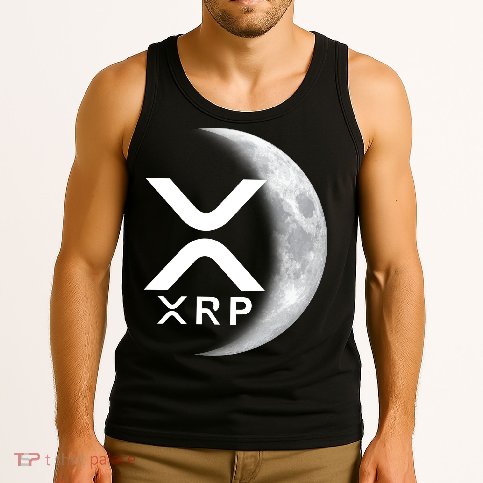 XRP Cryptocurrency To The Moon Tank Top