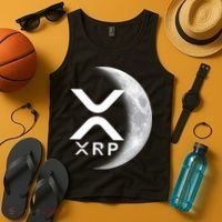 XRP Cryptocurrency To The Moon Tank Top thumb 4