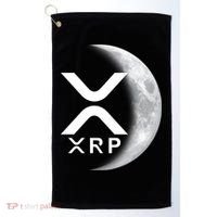 XRP Cryptocurrency To The Moon Golf Towel thumb 0