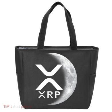 XRP Cryptocurrency To The Moon Tote Bag