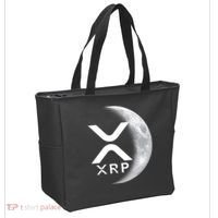 XRP Cryptocurrency To The Moon Tote Bag thumb 2