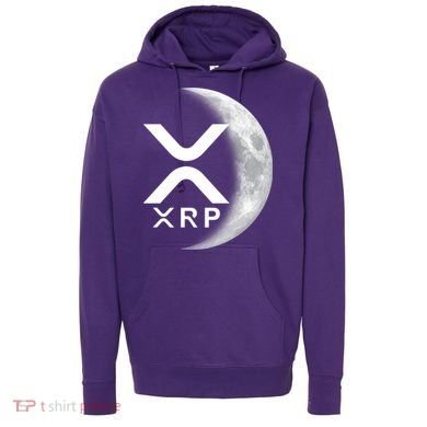 XRP Cryptocurrency To The Moon Hoodie