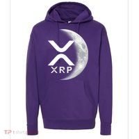 XRP Cryptocurrency To The Moon Hoodie thumb 0