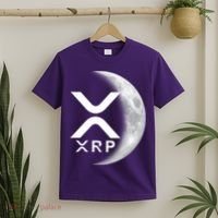 XRP Cryptocurrency To The Moon T-Shirt thumb 2