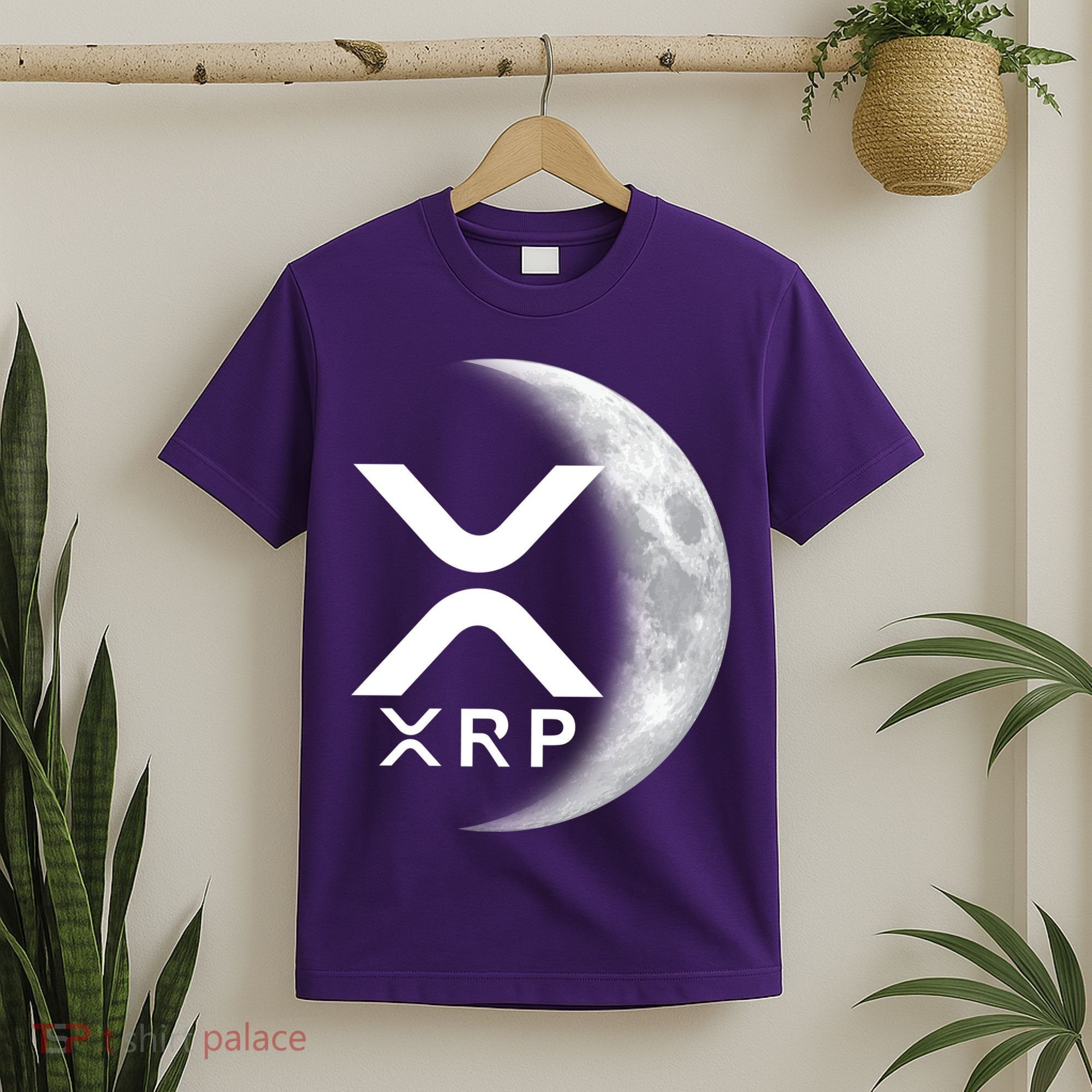 XRP Cryptocurrency To The Moon T-Shirt