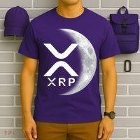 XRP Cryptocurrency To The Moon T-Shirt thumb 6