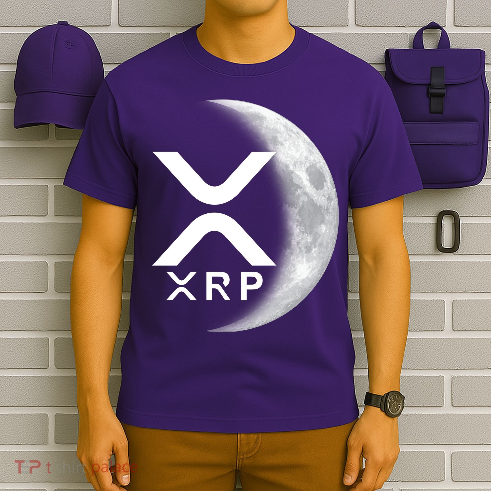 XRP Cryptocurrency To The Moon T-Shirt