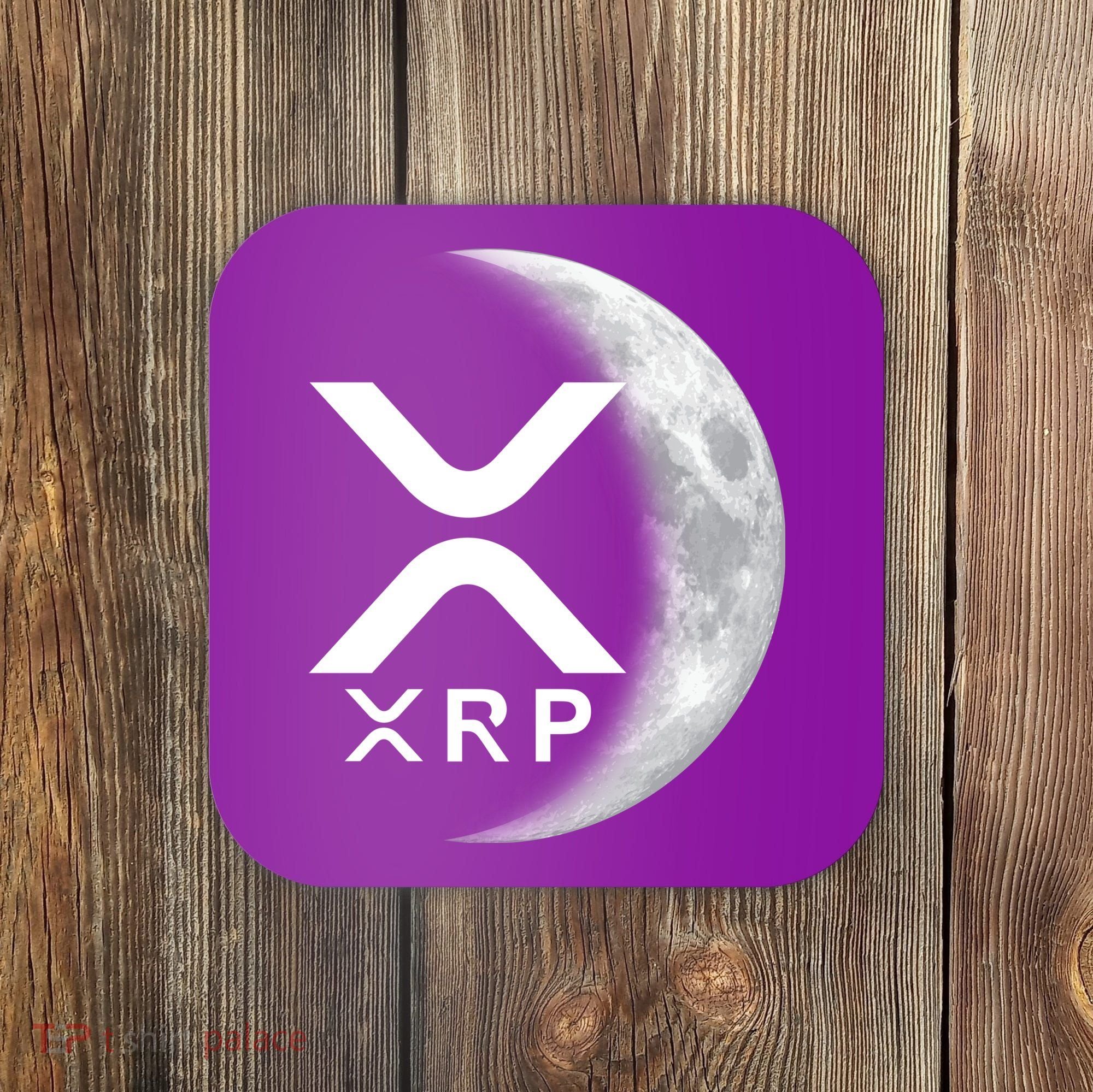 XRP Cryptocurrency To The Moon Coaster