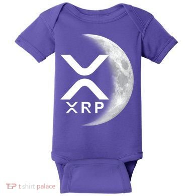 XRP Cryptocurrency To The Moon Baby Bodysuit