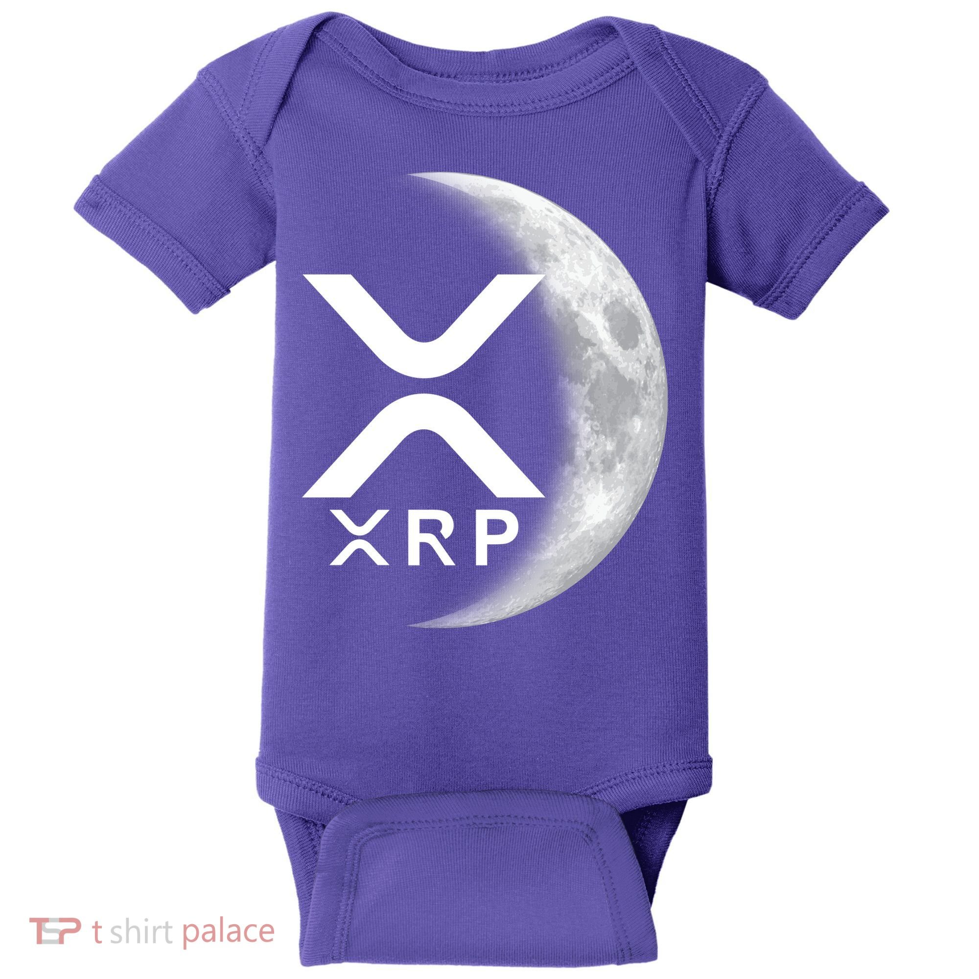 XRP Cryptocurrency To The Moon Baby Bodysuit