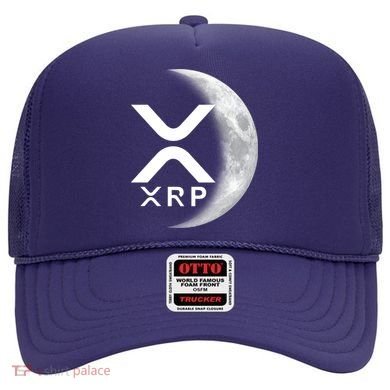 XRP Cryptocurrency To The Moon Hat