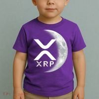 XRP Cryptocurrency To The Moon Toddler T-Shirt thumb 2