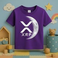 XRP Cryptocurrency To The Moon Toddler T-Shirt thumb 3