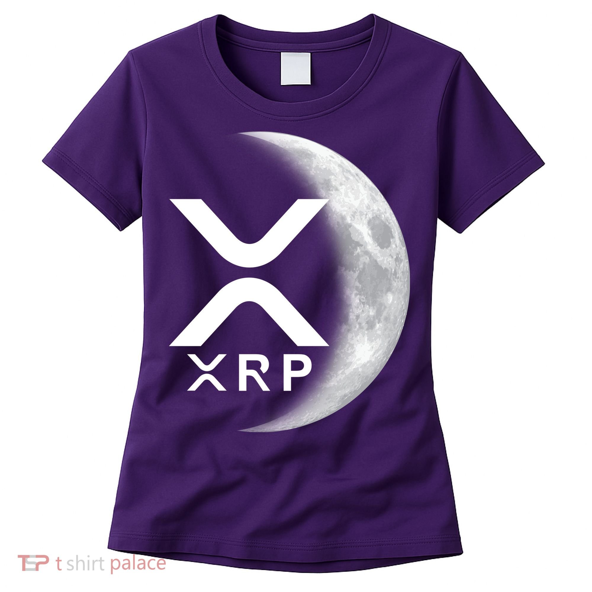 XRP Cryptocurrency To The Moon Women's T-Shirt